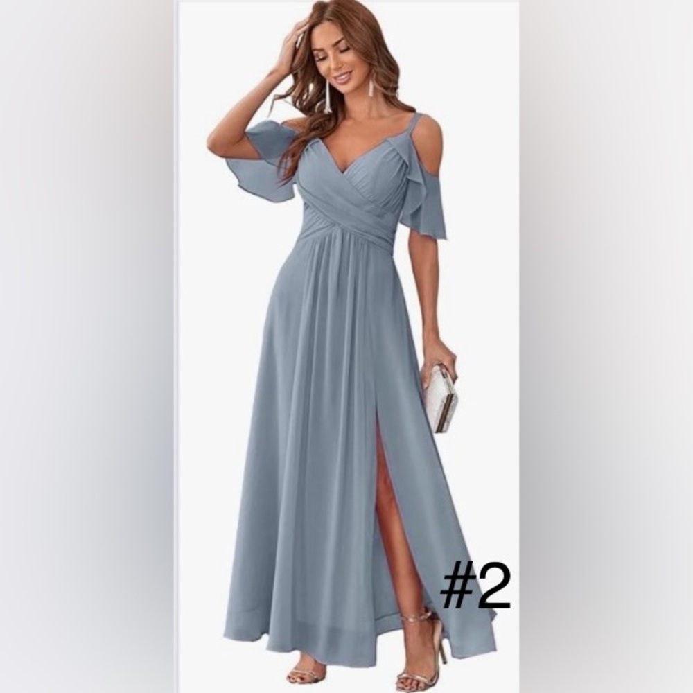 Elegant Blue Evening Dress